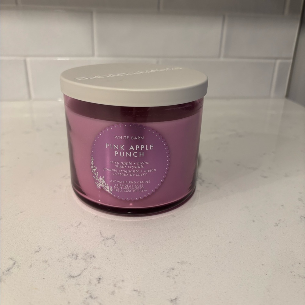 White Barn Pink Apple Punch Candle